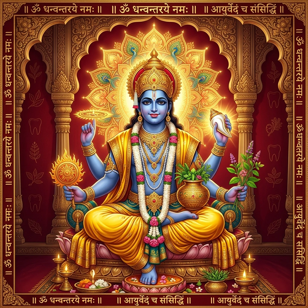 Lord Dhanvantari &ndash; Hindu god of medicine and healing