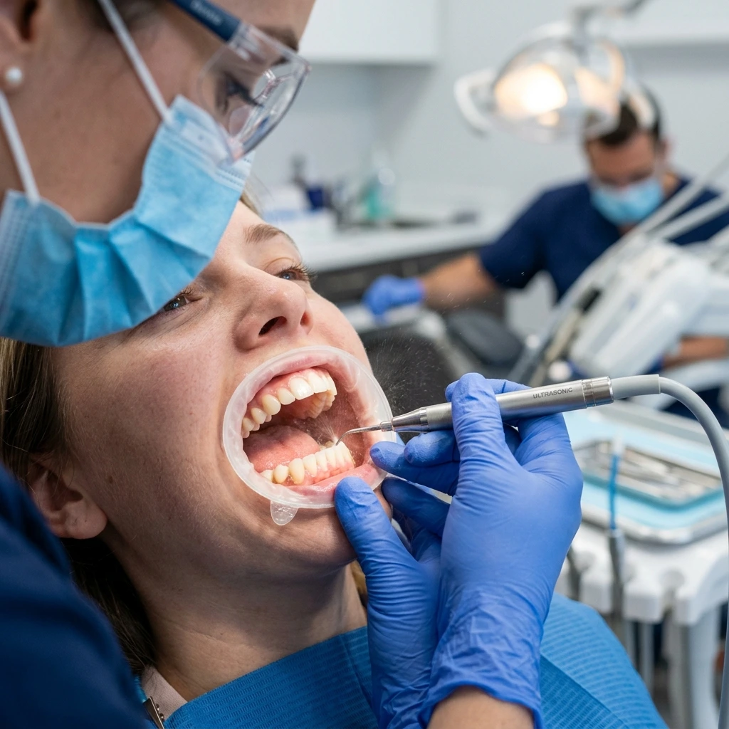 Professional teeth cleaning and gum health care