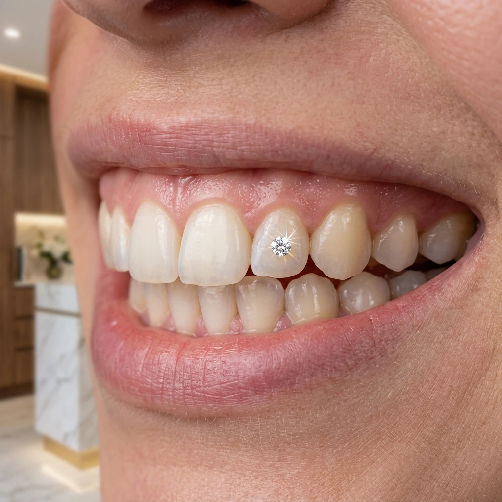 Tooth jewellery treatment at VVYAS Dental and Cosmetic clinic in Kodaikanal