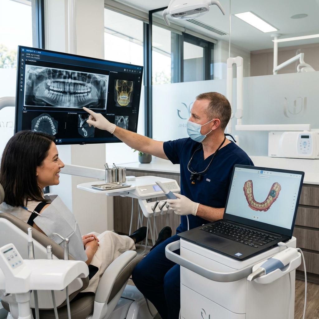 Advanced digital dental technology and diagnostic equipment at VVYAS Dental